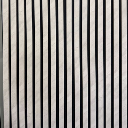 Panel Haus Concrete Acoustic Slat Wall Panel - 240cm x 32cm (2 pack)